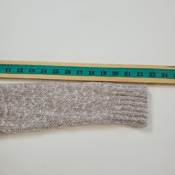 Jennifer Lopez Womens Pink Sparkle Sweater Size XS Long Sleeve Crew Neck - Picture 9 of 10